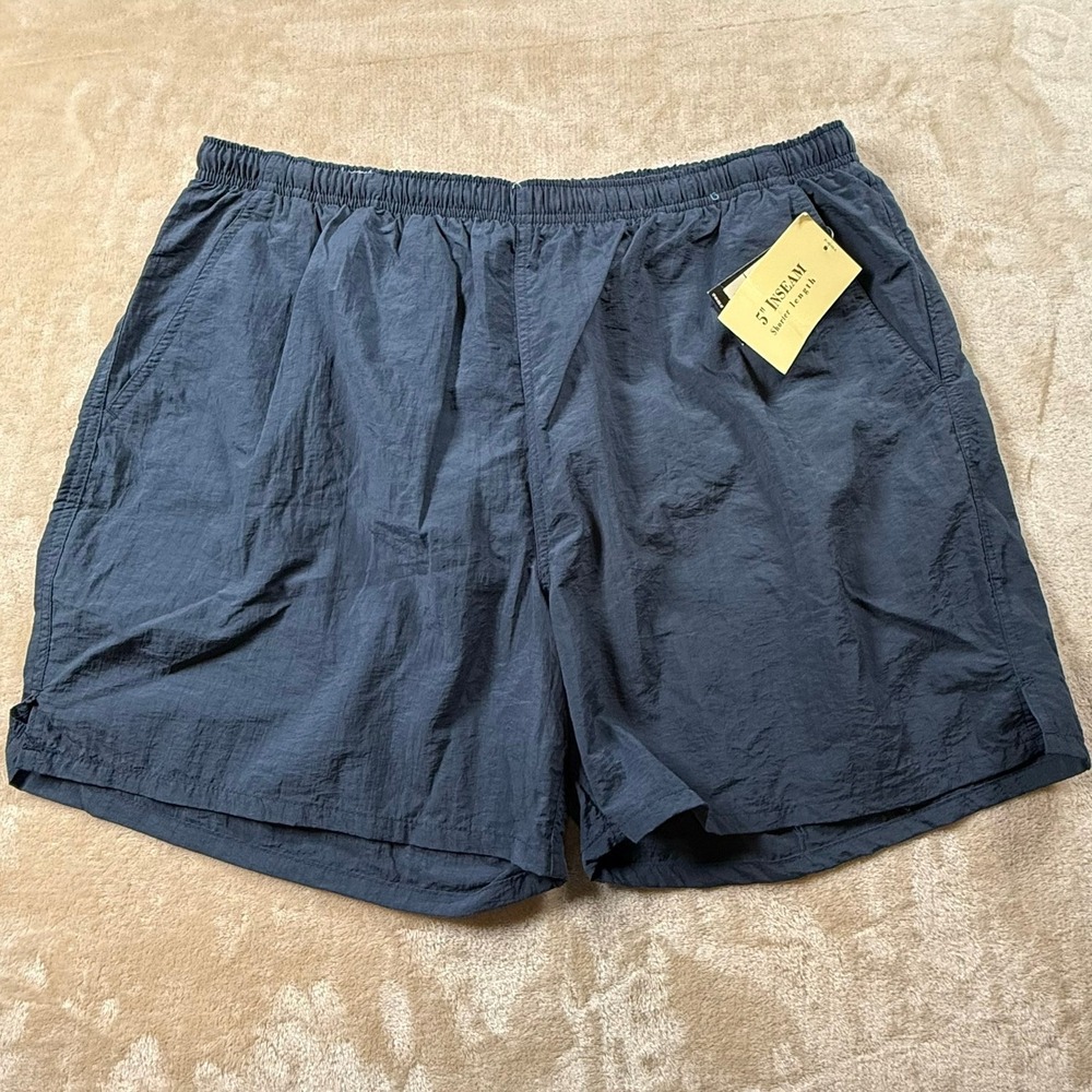 Mens Morro Bay‎ Swim Trunks XL/XG 5" Inseam Shorter Length Nylon Shorts